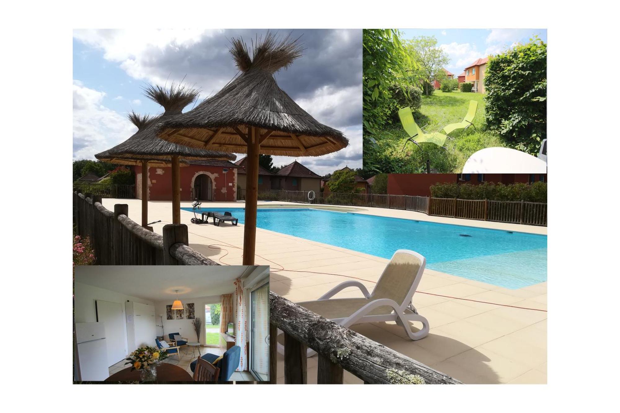 Chezvero46 residence claire rive avec piscine, wifi et vélos Prayssac Extérieur photo